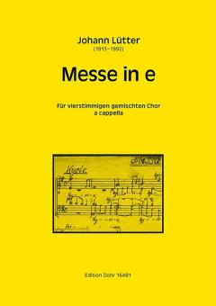 Messe in e 
