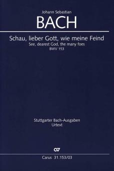 See, dearest God, the many foes BWV 153 Standard