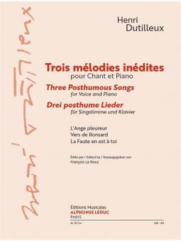 Three Posthumous Songs 