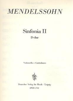 Sinfonia Nr. 2 D-Dur 