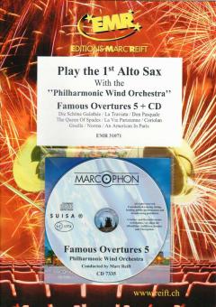 Play the 1st Alto Sax: Famous Overtures 5 Standard