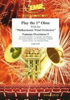 Play the 1st Oboe: Famous Overtures 5 Standard