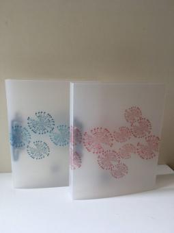 Hard folder Hidden Music (set of 2: red & blue) 
