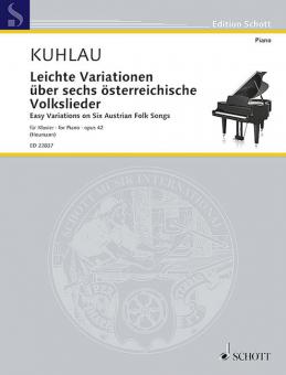 Easy Variations on 6 Austrian Folk Songs Standard