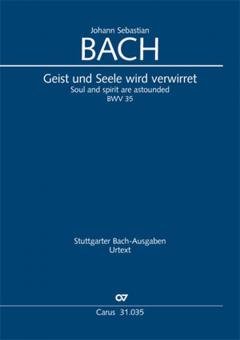 Soul and spirit are astounded BWV 35 Standard