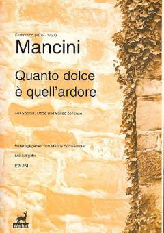 Quanto dolce è quell'ardore 