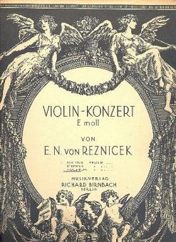 Konzert e-Moll für Violine und Orchester 
