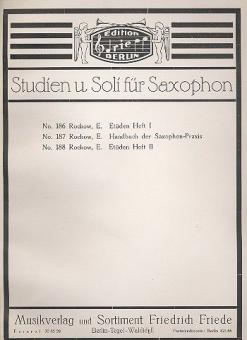 Etüden für Saxophon Heft 2 