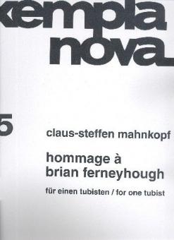 Hommage à Brian Ferneyhough 
