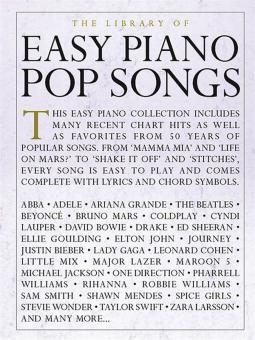 The Library Of Easy Piano Pop Songs 