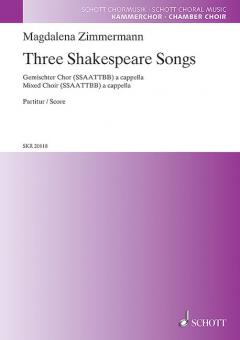 3 Shakespeare Songs Standard