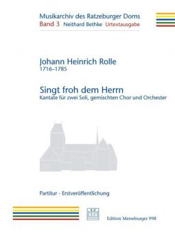 Singt froh dem Herrn 