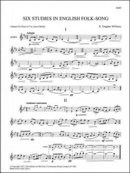 Six Studies In English Folk-Song 