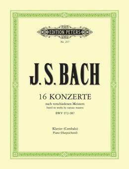 16 Concertos based on works by various masters 