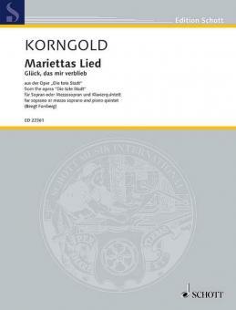 Mariettas Lied op. 12 Standard
