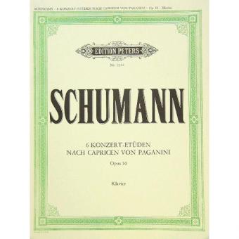 6 Concert Studies after Caprices by Paganini Op.10 