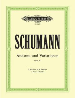Andante and Variations in B flat op. 46 