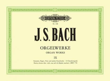 Complete Organ Works in 9 Volumes Vol. 9 