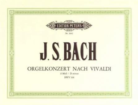 Concerto in D minor BWV 596 