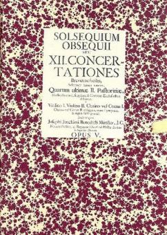 Solsequium Obsequii seu XII. Concertationes 