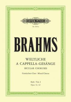 Secular Choruses Opp. 42, 62 