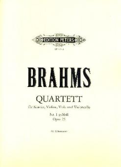 Piano Quartet in G minor Op. 25 