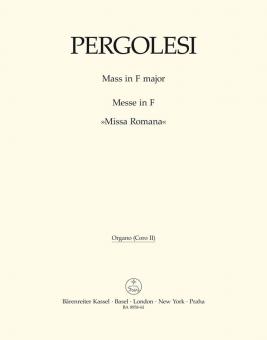 Messe F-Dur 'Missa Romana' 