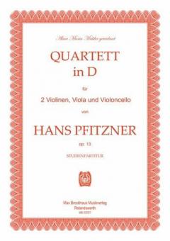 Quartett D-Dur op. 13 