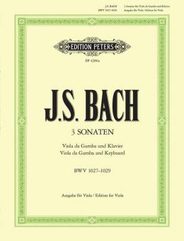 Viola da gamba Sonatas BWV 1027-1029: G, D, G min 