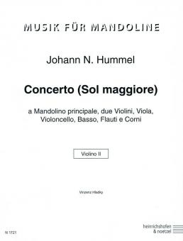 Concerto Sol maggiore (G-Dur) 