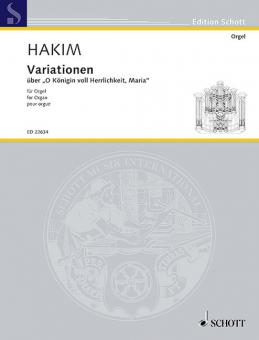 Variationen über 'O Königin voll Herrlichkeit, Maria' Standard