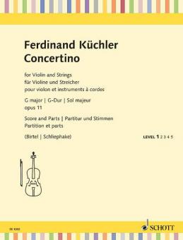 Concertino G major Op. 11 Standard