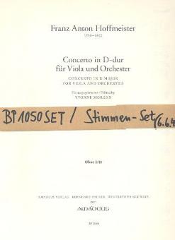 Concerto in D major - Set of parts: 6/6/4/6 + 2 Oboes, 2 Corni 