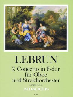 Concerto no. 7 in F major - Score 