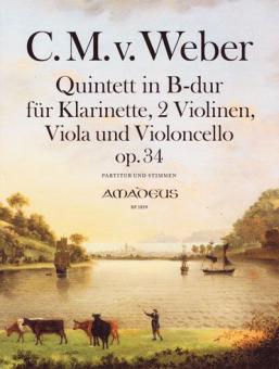 Quintet in B flat major op. 34 