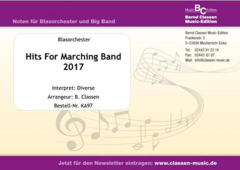 Hits For Marching Band 2017 