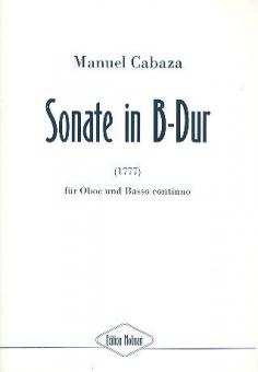 Sonata in Bb-major for oboe and b. c. 