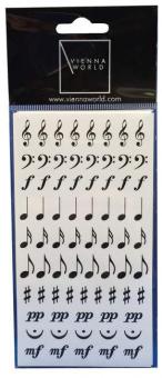 Stickers Notenzeichen 