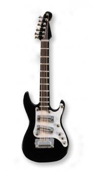 E-Gitarre schwarz magnetisch (6 Stück) 