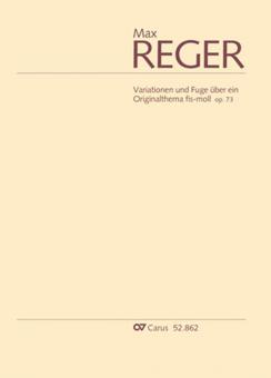 Variationen und Fuge über ein Originalthema fis-Moll op. 73 