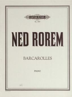 Barcarolles 