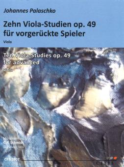 10 Viola-Studies op. 49 