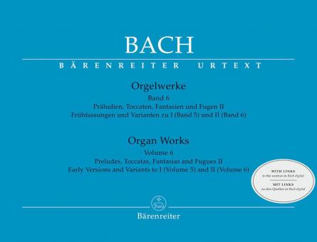 Organ Works 6: Preludes, Toccatas, Fantasias and Fugues 2 Standard