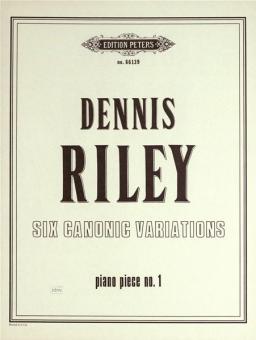 Six Canonic Variations op. 2a (Piano Piece No. 1) 