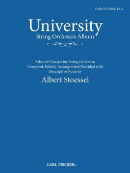 University String Orchestra Album 