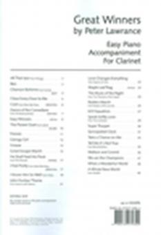 Great Winners - Piano Accompaniment for Clarinet 