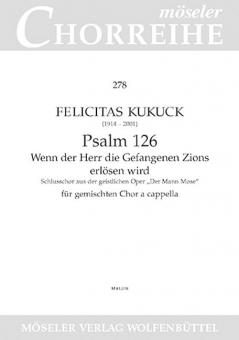 Psalm 126: When the Lord restored the fortunes of Zion Standard