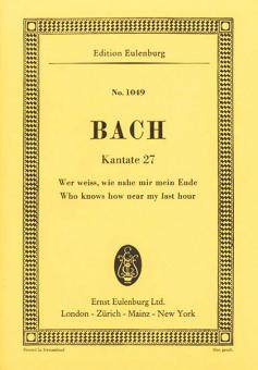 Cantata No. 27 (Dominica 16 Post Trinitatis) BWV 27 