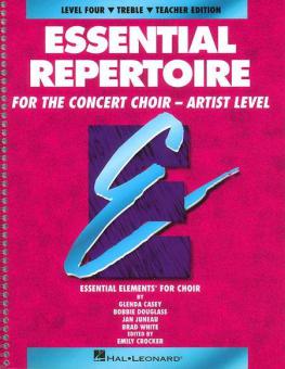Essential Repertoire For The Concert Choir Level 4 