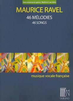46 Mélodies - 46 Songs (Medium/Low Voice) 